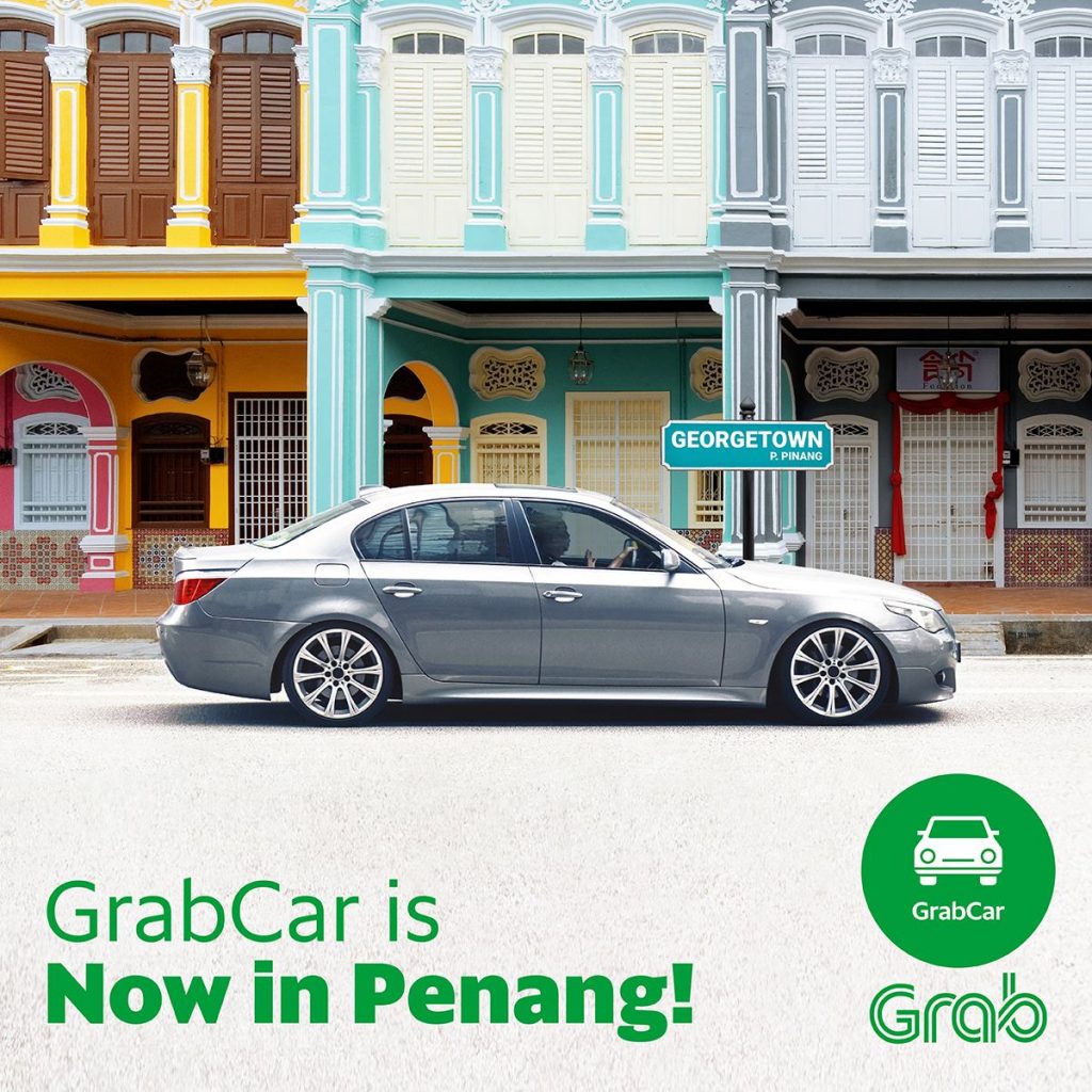 Grab car is now in Penang