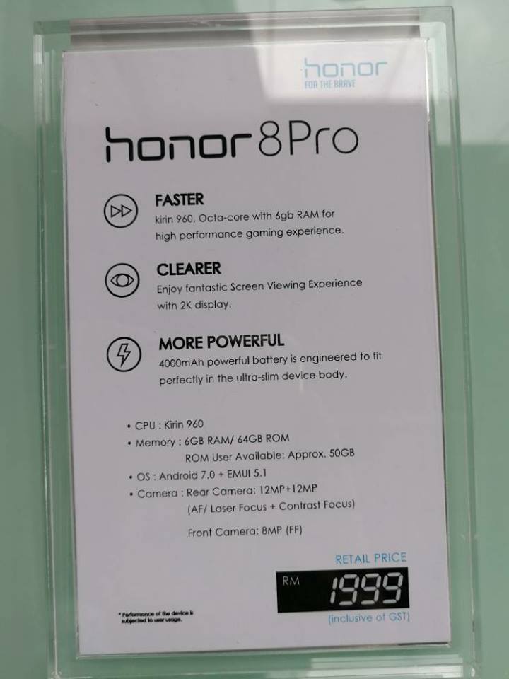 Honor 8 Pro8