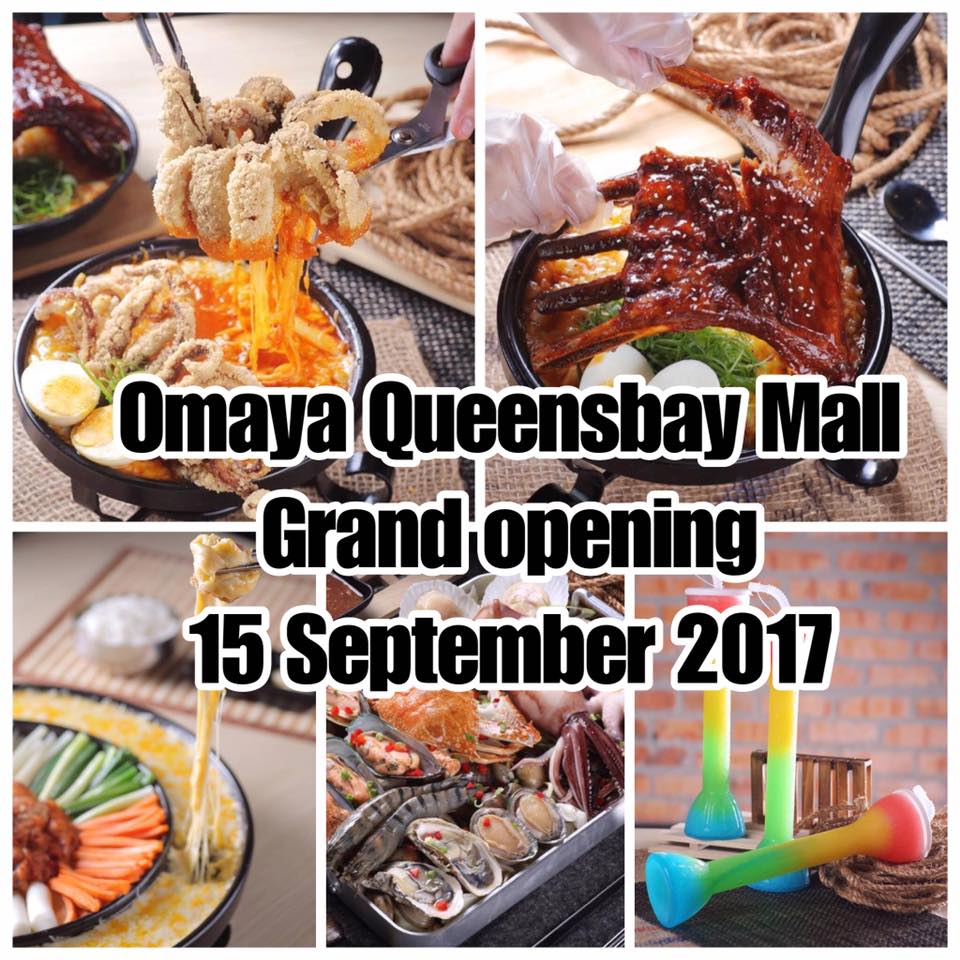 【Omaya 】第五间分店来到Queensbay Mall 啦 !