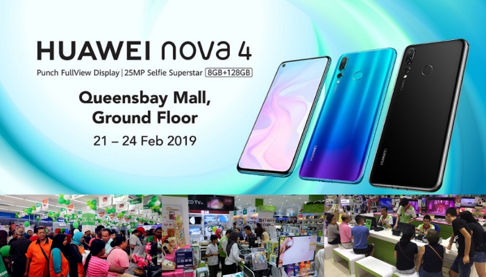 Huawei nova 4 终于来咯！伴随各种好礼赠品，记得来看看！21-24/2/2019 |槟城好料